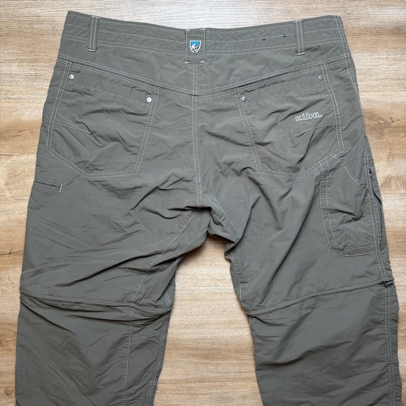 Kuhl Pants Men 40x30 Green Liberator Convertible Stealth Cargo Utility Outdoor - Picture 4 of 11